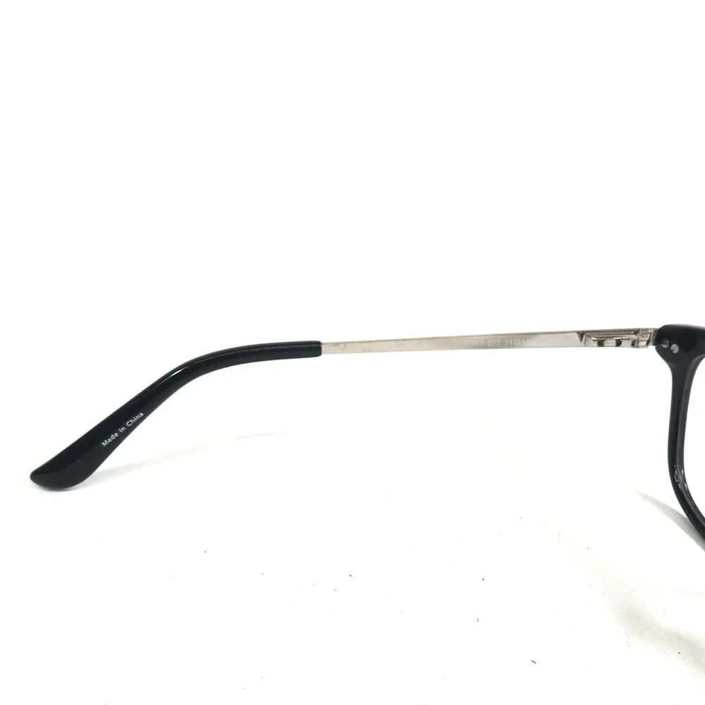 Guess Eyeglasses Frames GU2681 005 Black Red Silver Cat Eye Full Rim 51-16-140